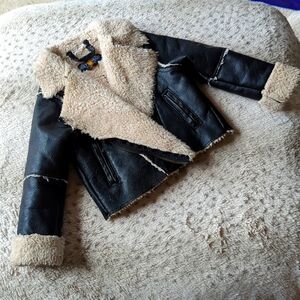 Lucky Brand black bomber jacket